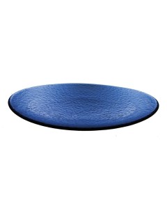 Тарелка 35х31 см синяя хр стекло Sottopiattii 26058099906 Rcr cristalleria