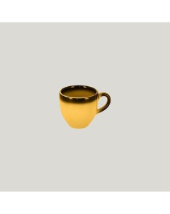 Чашка LEA Yellow 90мл желтый LECLCU09NY Rak porcelain