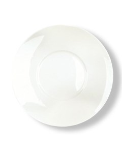 Тарелка d 25 5см с широкими полями белая фарфор F2429 10 4011435 P.l.proff cuisine