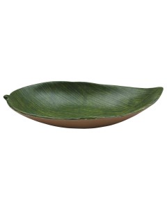 Блюдо 37 8х22 9х7см овальное Лист Green Banana Leaf пластик меламин F46215 TAI P.l.proff cuisine