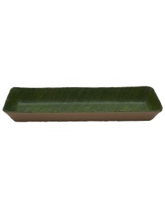 Салатник 2500мл 53х16 2х6 5см Green Banana Leaf пластик меламин JW50216 TAI P.l.proff cuisine