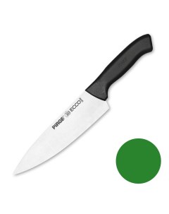 Нож поварской 19см зеленая ручка 38160 green Pirge