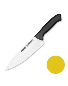 Нож поварской 19см желтая ручка 38160 yellow Pirge