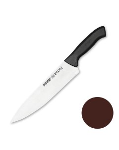 Нож поварской 25см коричневая ручка 38172 brown Pirge