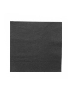 Салфетка бумажная двухслойная черная 40х40 см 100 шт 103 00 Garcia de pou
