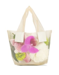 Kara сумка тоут с цветочным принтом нейтральные цвета Kara