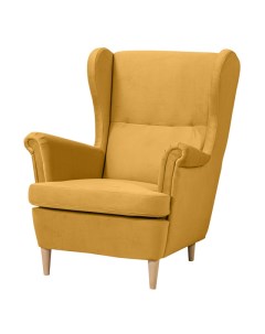 Кресло Нильс 820х960х1010мм желтое Salotti