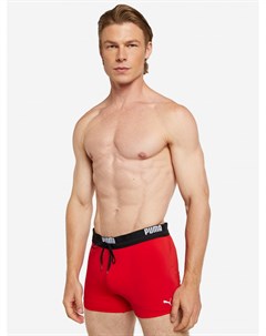 Плавки шорты мужские Logo Swim Trunk Красный Puma