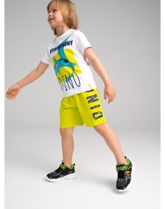 Комплект трикотажный для мальчиков фуфайка футболка шорты Playtoday kids