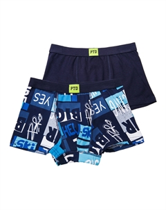 Трусы трикотажные для мальчиков - боксеры, 2 шт в комплекте Playtoday tween