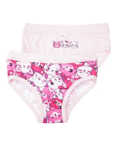 Трусы трикотажные для девочек, 2 шт в комплекте Playtoday tween