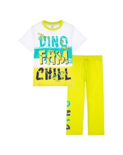 Комплект для мальчиков Home dino night kids boys футболка брюки 12312109 Playtoday