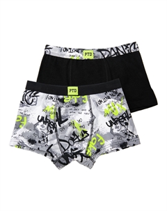 Трусы трикотажные для мальчиков - боксеры, 2 шт в комплекте Playtoday tween
