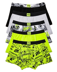 Трусы трикотажные для мальчиков - боксеры, 5 шт в комплекте Playtoday tween