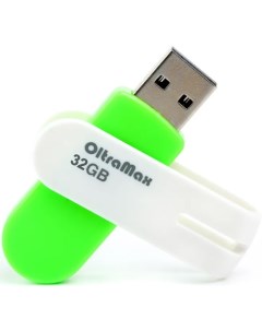 Накопитель USB 2 0 32GB OM 32GB 220 Green 220 зелёный Oltramax