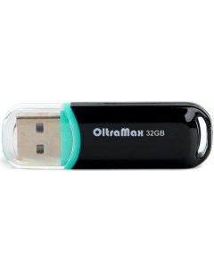 Накопитель USB 2 0 32GB OM 32GB 230 Black 230 чёрный Oltramax
