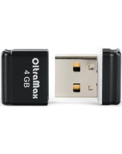 Накопитель USB 2 0 4GB OM004GB mini 50 B 50 чёрный Oltramax