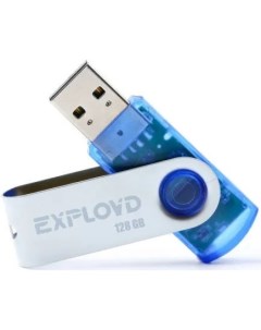 Накопитель USB 2 0 128GB EX 128GB 530 Blue 530 синий Exployd