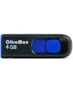 Накопитель USB 2 0 4GB OM 4GB 250 Blue 250 синий Oltramax