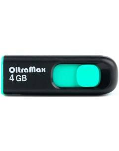 Накопитель USB 2 0 4GB OM 4GB 250 Turquoise 250 бирюзовый Oltramax