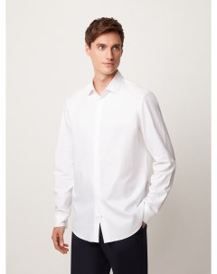 Сорочка мужская белого оттенка 20line