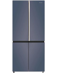 Холодильник Side by Side WCD 590 NoFrost Inverter Premium Biofresh Blue Glass Weissgauff