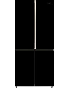 Холодильник Side by Side WCD 590 NoFrost Inverter Premium Biofresh Black Glass Weissgauff