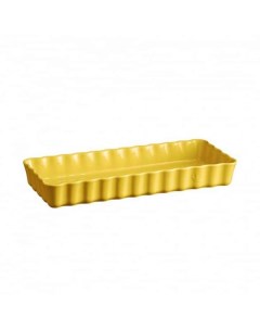 Форма для пирога прямоугольная 15х36см желтый Emile henry