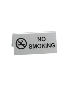 Табличка NO SMOKING 12х5см нерж JQ OT519 P.l.proff cuisine