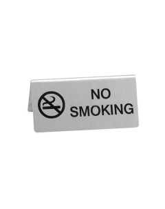 Табличка "NO SMOKING" 12х5см нерж | JQ-OT519 P.l.proff cuisine