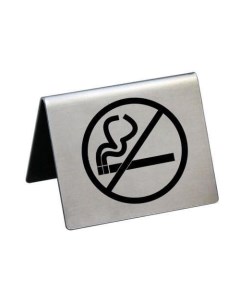 Табличка Не курить 50 40мм нерж Китай 81200204 Resto