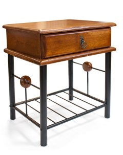 Тумба прикроватная AT-300 Красный дуб Tetchair