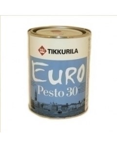 Эмаль алкидная PESTO 30 С универсальная полуматовая 0 9л Tikkurila