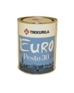 Эмаль алкидная PESTO 30 А универсальная полуматовая 0 9л Tikkurila