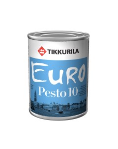 Эмаль алкидная PESTO 10 А универсальная матовая 0 9л Tikkurila