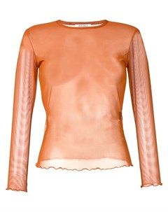 Priscavera полупрозрачная рубашка m коричневый Priscavera