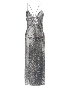 Платье с пайетками Stella mccartney