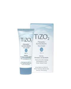 Солнцезащитный крем праймер для лица SPF40 Primer Sunscreen Non Tinted 50 гр Tizo