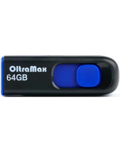 Накопитель USB 2 0 64GB OM 64GB 250 Blue 250 синий Oltramax