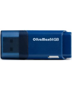 Накопитель USB 2 0 64GB OM 64GB 240 Blue 240 синий Oltramax