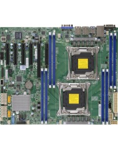 Материнская плата ATX MBD X10DRL I B 2 2011v3 C612 8 DDR4 2400 10 SATA 6G RAID 6 PCIE 2 Glan IPMI la Supermicro