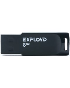 Накопитель USB 2 0 8GB EX 8GB 560 Black 560 чёрный Exployd