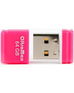 Накопитель USB 2 0 64GB OM 64GB 50 Pink 50 розовый Oltramax