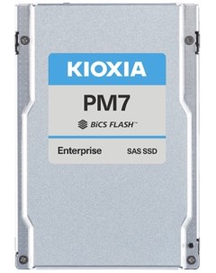Накопитель SSD 2 5 KPM71VUG6T40 PM7 V 6 4TB SAS 22 5Gb s TLC 4200 4100MB s IOPS 720K 355K MTBF 2 5M  Toshiba (kioxia)