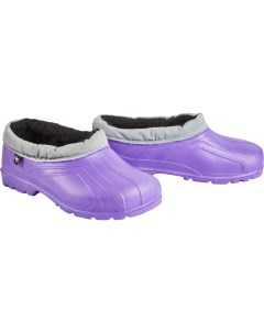 Галоши утепленные женские размер 37 фиолетовый Без бренда