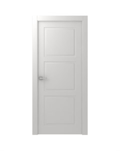 Дверь межкомнатная Британия глухая эмаль цвет белый 90x200 см с замком Belwooddoors