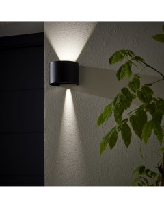 Светильник светодиодный Roxb 60 Вт IP54 круг цвет черный накладной Inspire