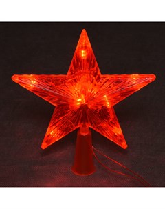 Электрогирлянда светодиодная Звезда для дома 10 ламп 3 5 м цвет красный Balance