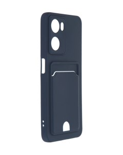 Чехол для Oppo A57s Pocket Matte Silicone с карманом Dark Blue NPM60864 Neypo