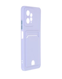 Чехол для Xiaomi Redmi Note 12 4G Pocket Matte Silicone с карманом Lilac NPM65609 Neypo